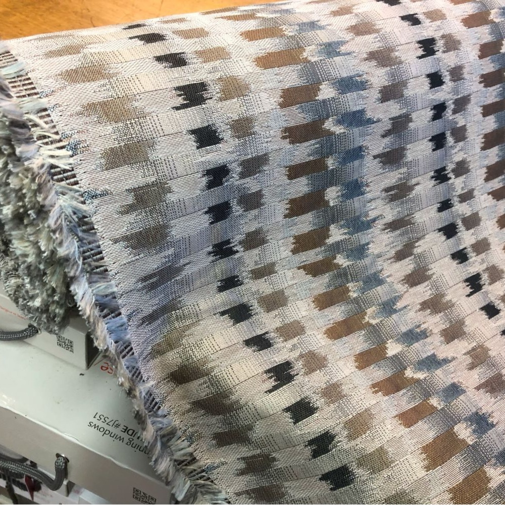 3.5 Yards Hicks Sandstone Brown Abstract Woven Upholstery Fabric